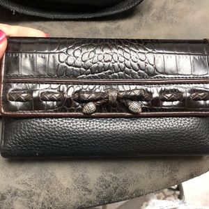 Matching Brighton wallet with crossbody strap